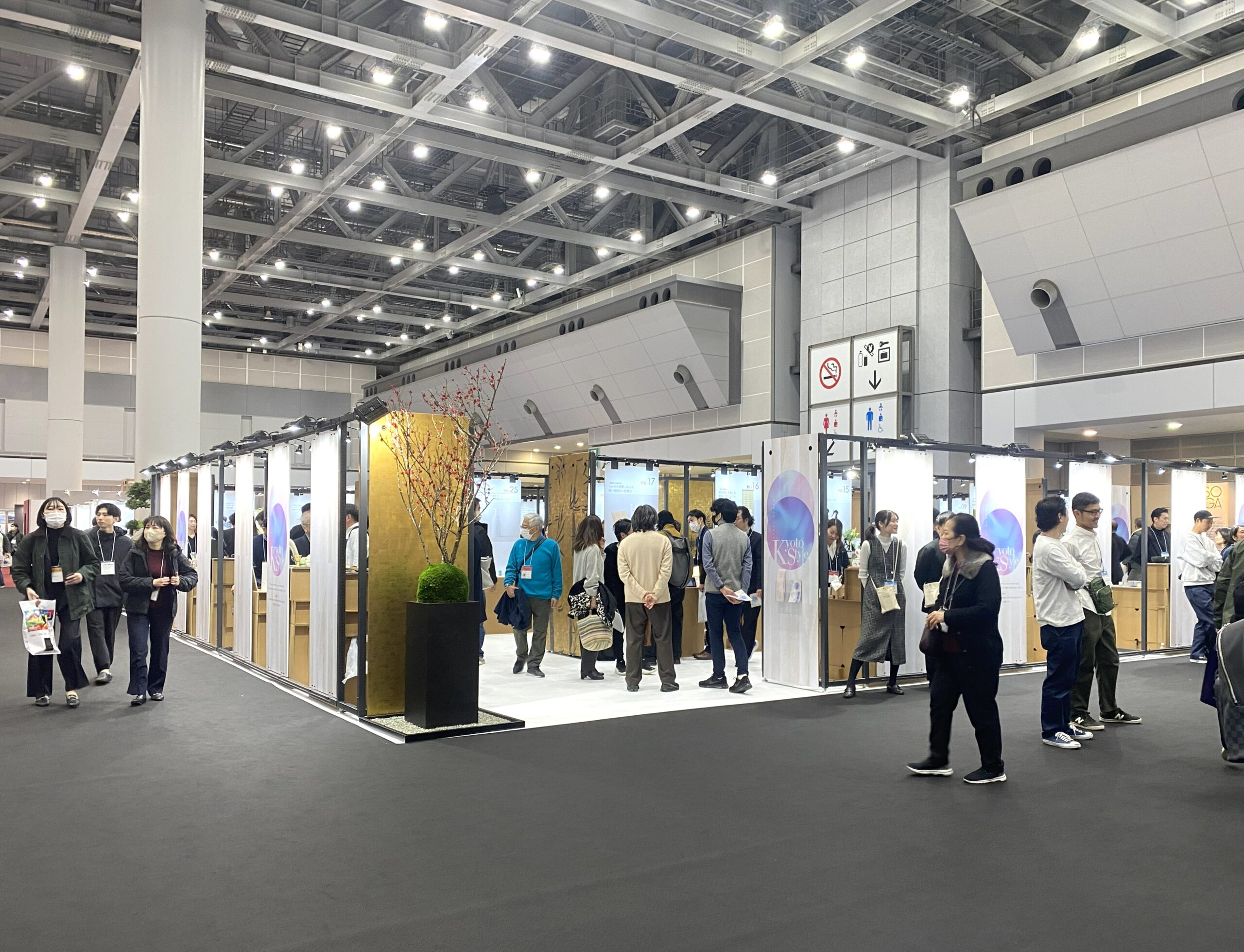 東京ビッグサイト開催「ギフトショー」内『京都知恵産業フェア2026』ブース什器を制作しました
